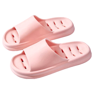 小麥購物 厚底排水拖鞋 C431 372g, 櫻花粉, 2雙