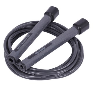 프로스펙스 에센셜 라이트 그립 초경량 베어링 줄넘기, 어반 블랙, 1개