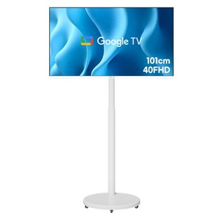 와이드뷰 FHD 화이트에디션 스마트 TV + 와이드무빙뷰 삼탠바이미 V3 세트, 101cm(40인치), GTWV400FHD11(TV), EKWBYME78W(스탠드), 스탠드형, 고객직접설치