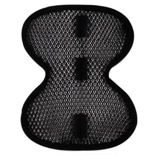 小麥購物 安全帽內襯 葫蘆型 E085 21g 4個, 黑色