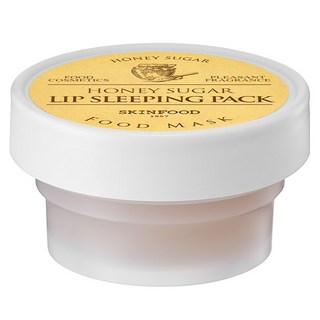 SKINFOOD 蜜糖美食面膜唇部晚安面膜 蜂蜜香 21g, 1個