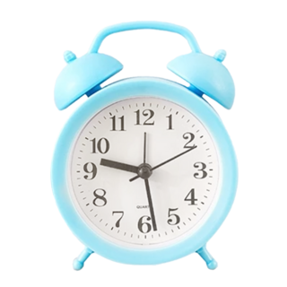 小麥購物 復古小鬧鐘 C349 86g 3個, 天青藍