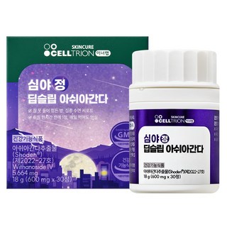 INNERLAB Celltrion 深夜靜 深度睡眠 南非醉茄 營養品 18g, 30錠, 1個