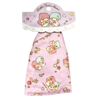 LITTLE TWIN STARS 安全帽內襯2入組 100%聚酯纖維布, 20 x 15cm, 雙子星 紫色