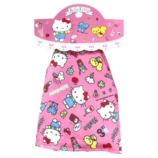 Hello Kitty 凱蒂貓 安全帽内襯 Set 2入, 20 x 15cm, Kitty朋友 粉色