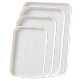 KOKA 馬卡龍托盤4件組, 1套, 白色