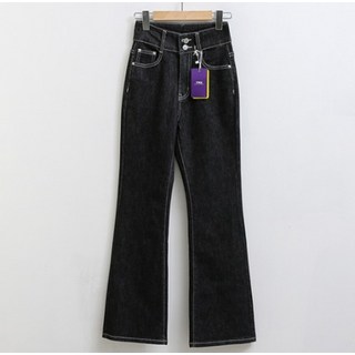 Pippin 女款Non-fade原布雙扣喇叭褲 79901 長