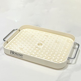 Money Pool 客廳茶几杯具瀝水託盤, 1個, 1 米色