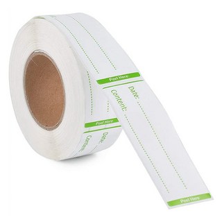 Awesome Goods 多用途冰箱收納姓名標籤防水貼紙 綠色, 150入, 1個