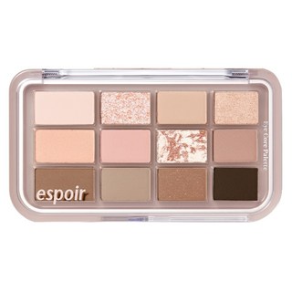 espoir 艾絲珀 Eye Core Palette 12色眼影盤, 1盒, 06 Honey Oat Latte
