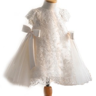 Bebemong Story 女童雙蝴蝶結A字形洋裝