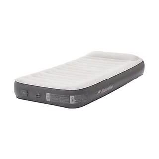 Naturehike 挪客 辰景植絨帶枕充氣床墊 內置打氣機 單人, 納多灰