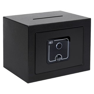 iep 自動開關 指紋辨識 迷你投入式金庫 i3000PLUS, 黑色