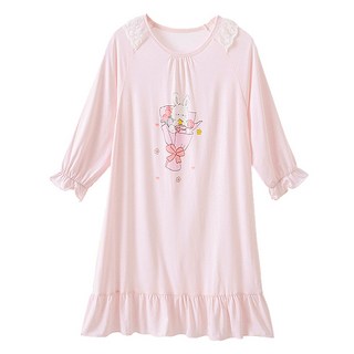 키즈데이 여아용 레이스레빗 원피스 잠옷