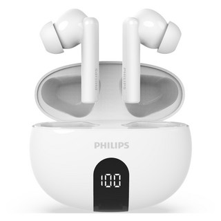 필립스 액티브 노이즈 캔슬링 ANC 블루투스 이어폰, TAT3559, 화이트