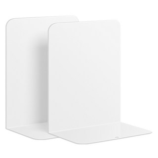 DONGA-PMS L자형 금속 북엔드 2p, 화이트