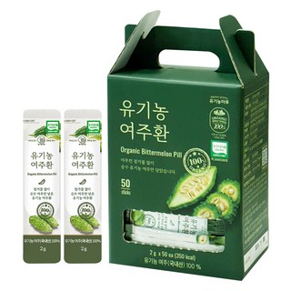 Organicmaru 苦瓜丸隨身包 50條入, 100g, 1個