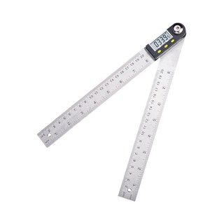 DAHN 達恩 不鏽鋼液晶螢幕角度尺 角度測量儀 電子量角器 200mm, 1個