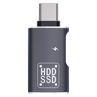 HOHOO Type-C / USB 高速充電轉接頭 耳機轉換器 迷你 黑色, 單一商品, 1個