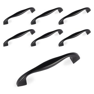 MONESPACE Teil 家具把手 96mm, 黑色, 7個