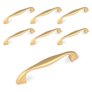 MONESPACE Tail 家具把手 96mm, 金色, 7個