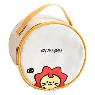 헬리드판다 귀여운 소형 보냉 원형백, 사자, 1개