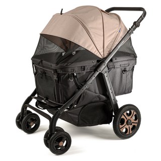 pecanori 寵物高級 Pet&Go 滑動階梯寵物推車 PECA1091, 1個, 米色