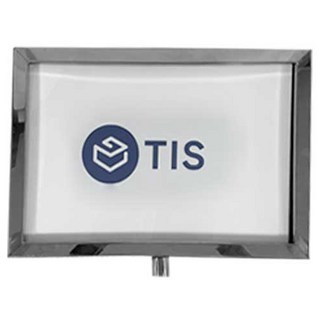 TIS隔離桿告示牌海報架 橫式, 銀, 1個