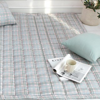 보몽드 국내 제조 부드러운 워싱 패드겸카페트 캔디체크, 그린