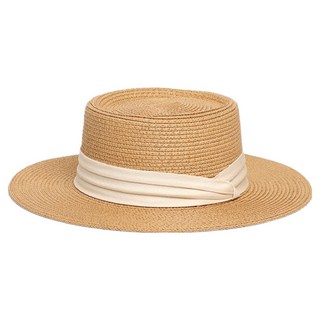 맙소샵 클래식 쉐입 바캉스 왕골 중절모 HR283