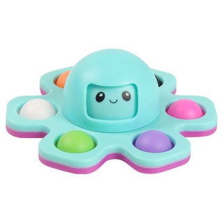 Tidyhome 有趣的章魚指尖陀螺, 藍色, 1個