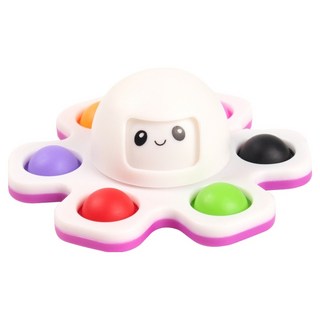 Tidyhome 有趣的章魚指尖陀螺, 白色, 1個