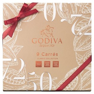 고디바 까레 어쏘트먼트 밀크 앤 다크 초콜릿 9p, 45g, 1개