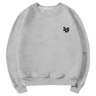 ILLUSO 男女通用 Logo ILS 柔軟特級雙面棉大學T