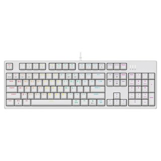 앱코 카일 광축 V2 LED 게이밍 기계식 유선 키보드, 화이트, K660S V2, 적축