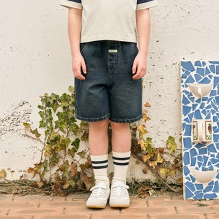 MaritheFrancoisGirbaud 兒童款 ENFANT 長款百慕達丹寧褲