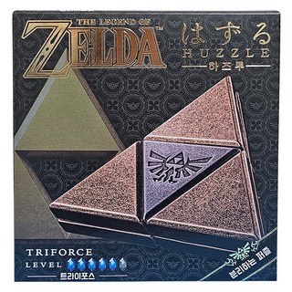 huzzle 薩爾達傳說 三角神力益智鑄造謎題, 1個, 4件, 混合顏色
