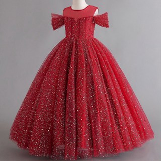 Edgeland 女童露肩公主洋裝