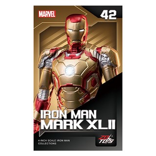 Zdtoys 漫威鋼鐵人馬克42公仔 10公分, 1個