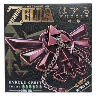 huzzle Asmodee 鑄造益智謎題 薩爾達傳說 海拉魯紋章, 1個, 混合色, 3件