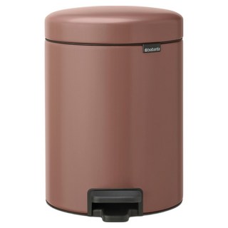 brabantia 腳踏式垃圾桶 NewIcon, 緞面褐灰色