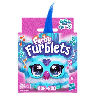 Hasbro 孩之寶 菲比 Furblet Ooh-Koo 互動玩偶, 54mm, 1個, 混合顏色