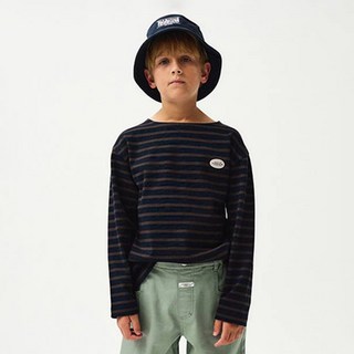 MaritheFrancoisGirbaud 兒童款 ENFANT 條紋長袖上衣