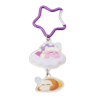 Nintendo 任天堂 睡卡比瓦豆安全扣, 紫色, 1個