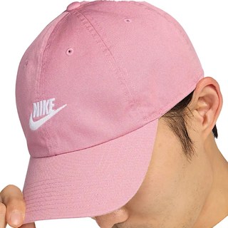 NIKE 耐吉 U NK CLUB CAP U CB FUT WSH L 休閒帽, 粉色, 1個