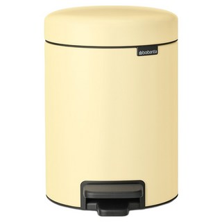 brabantia New Icon腳踏式垃圾桶 腳踏式垃圾桶 20L, 柔和的黃色