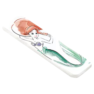 Disney 迪士尼 公主系列 長條洗漱墊 24 x 8cm, 直 優雅愛麗兒 白色, 1個