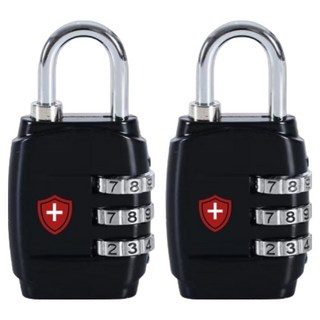 馬特洪 密碼安全鎖 黑色, 2個
