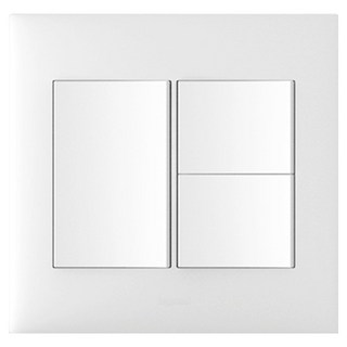 Legrand 羅格朗 阿佩拉白色 Simple 2用3孔開關, 1個