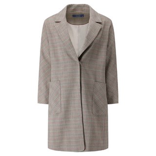 Olivia Hassler 女款格紋西裝領西裝外套 OHBSJK102